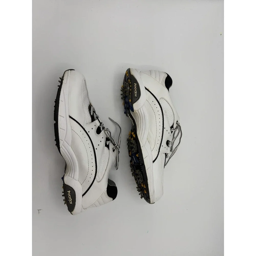 Footjoy Mens SuperLites Golf Shoes Size 10‎ White Soft Spikes Sneakers